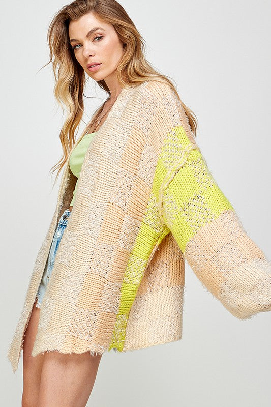 Flyaway Knit Cardigan Sweater