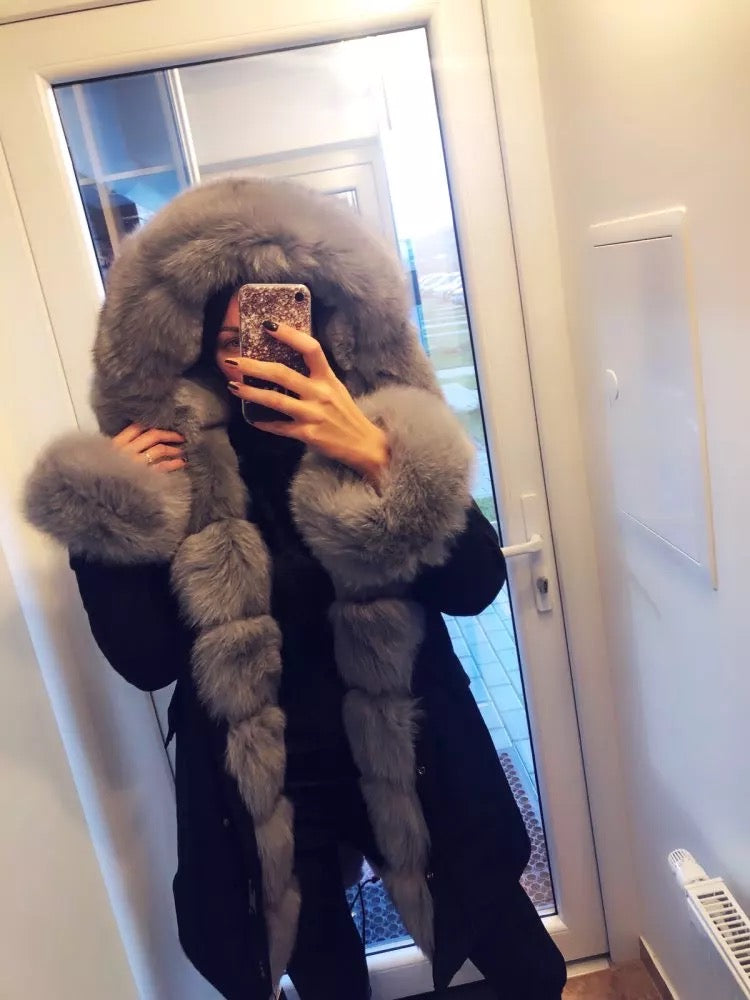 FOX FUR COAT