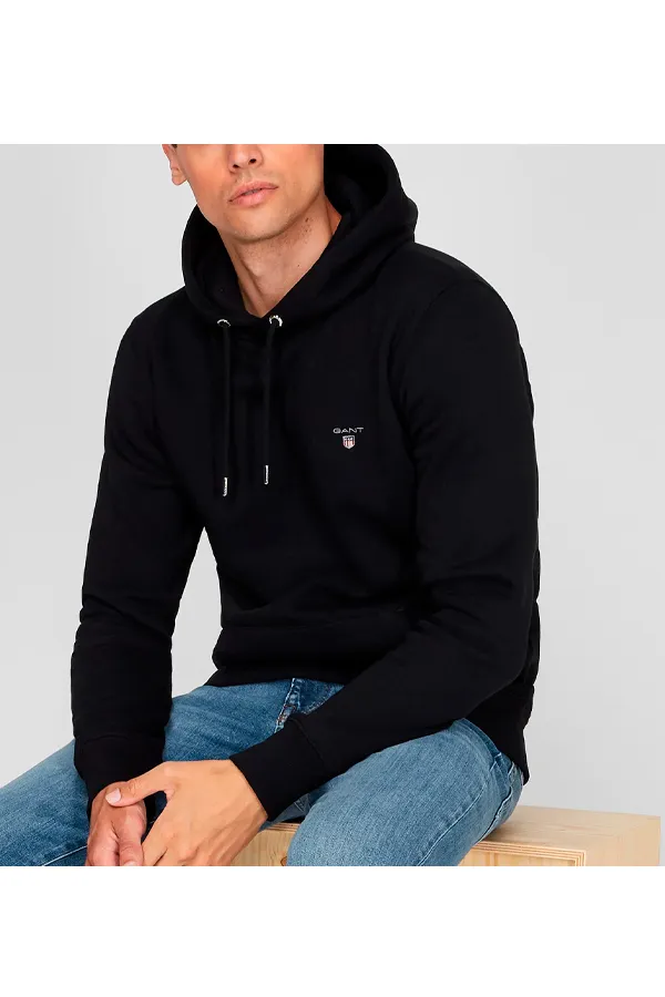 GANT Basic Hoodie Black