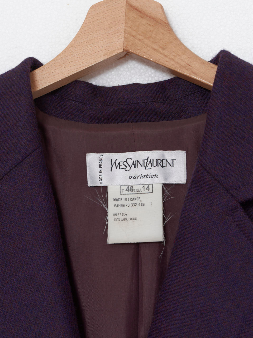 Giacca Viola Yves Saint Laurent Variation