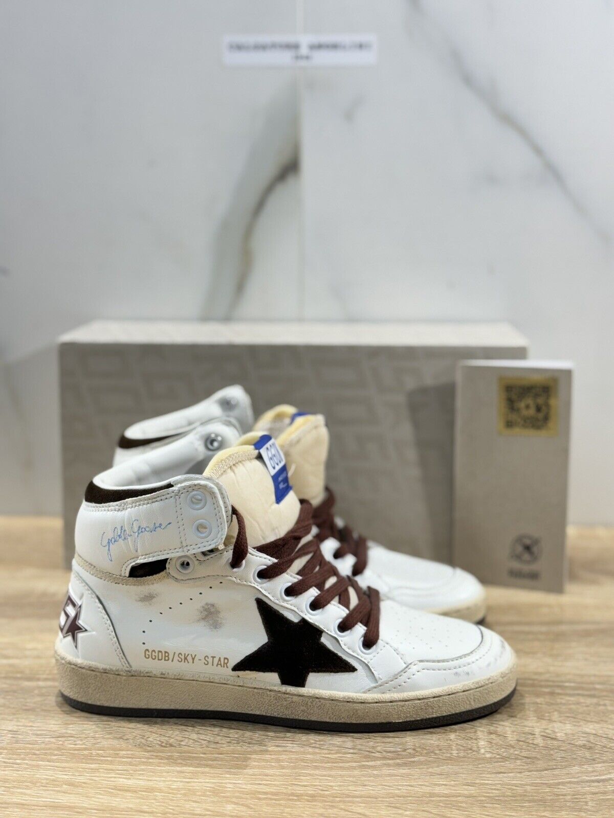 Golden Goose Sneaker Donna Sky Star Pelle Luxury Woman Golden Goose 36