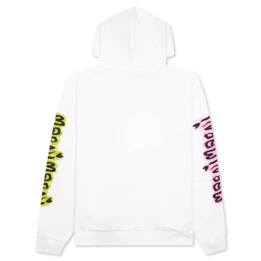 Graffiti Hoodie - Natural White