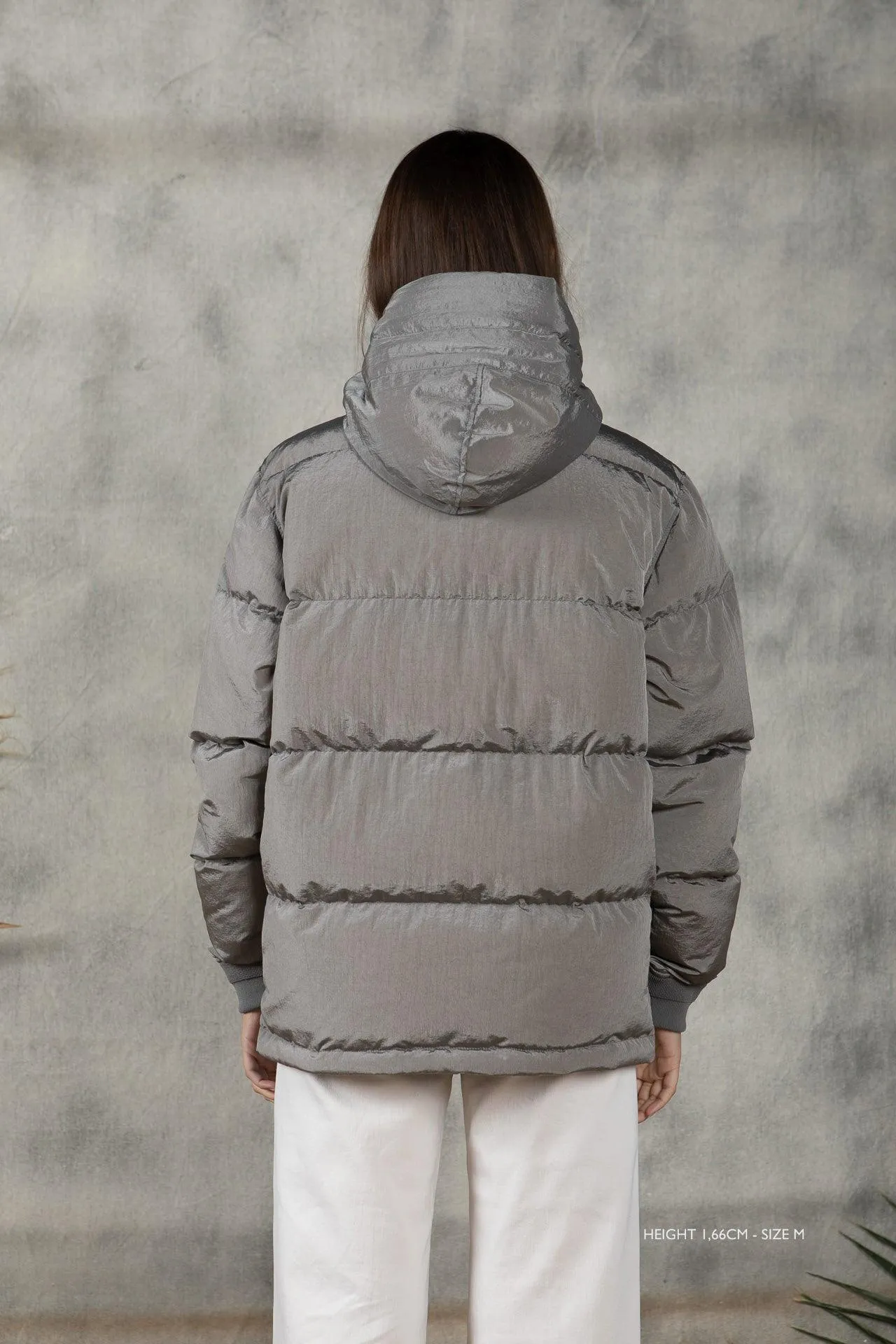 GREY CLUB FEATHER COAT