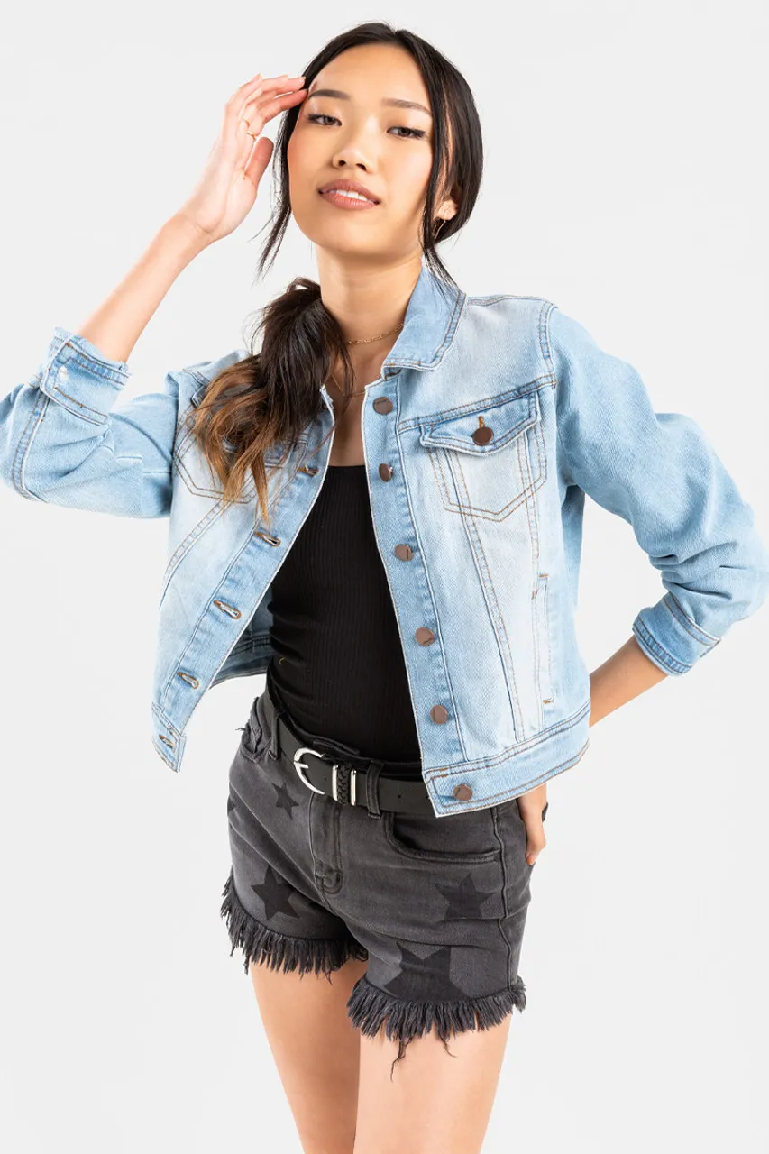 Hartford Clean Denim Jacket