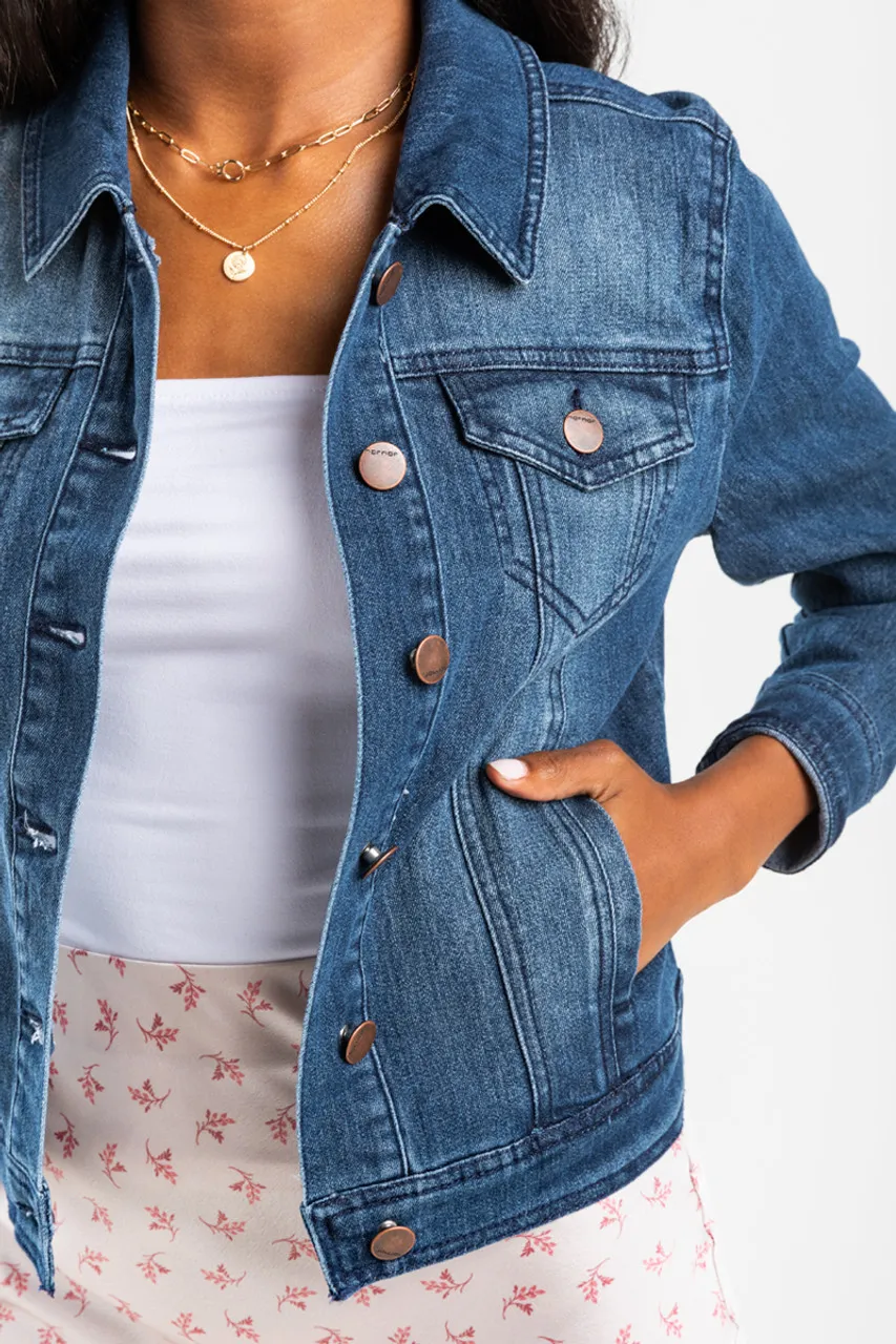 Hartford Clean Denim Jacket