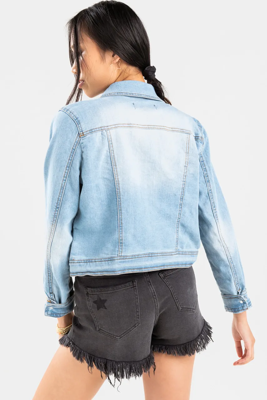 Hartford Clean Denim Jacket