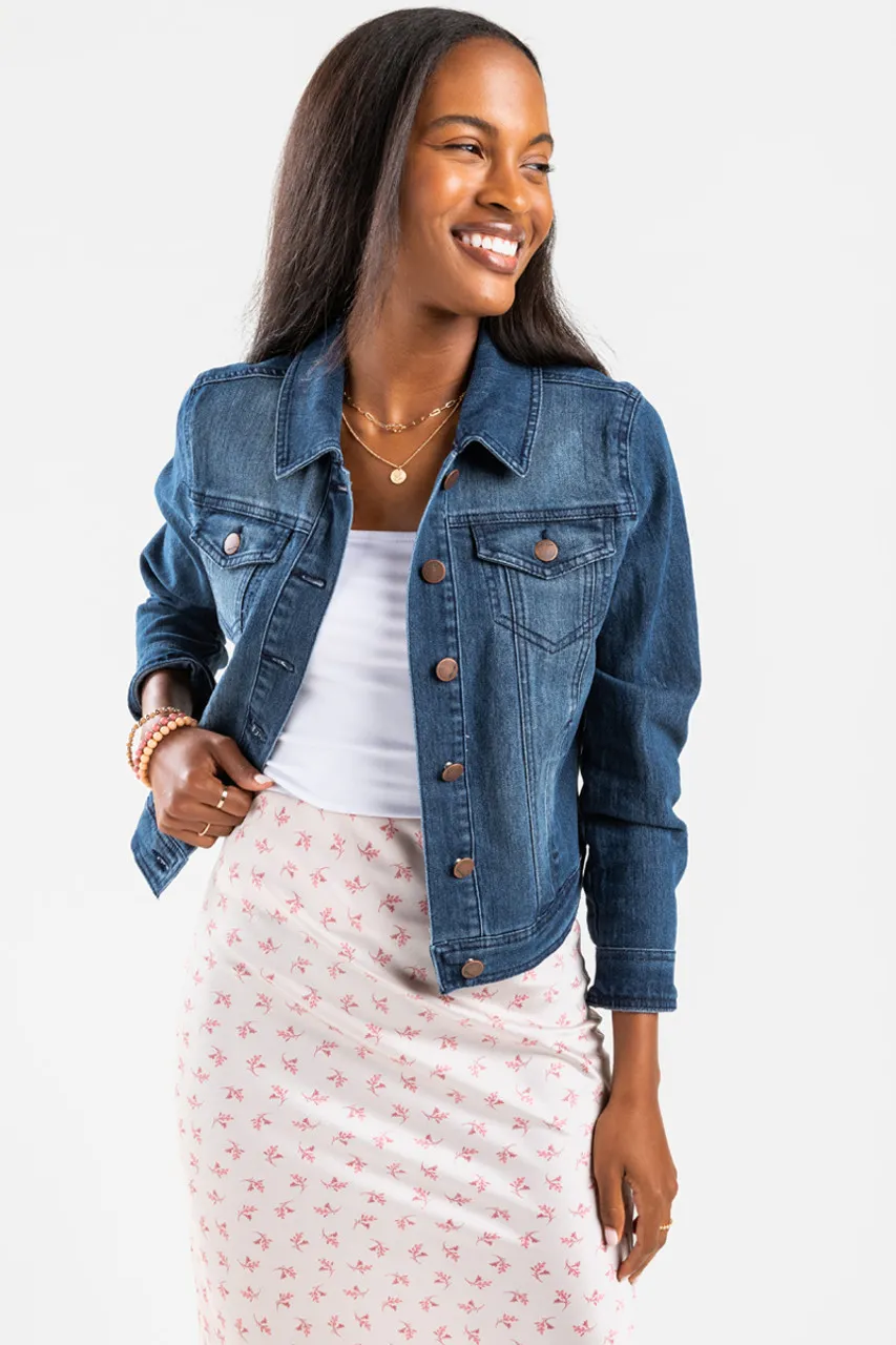 Hartford Clean Denim Jacket