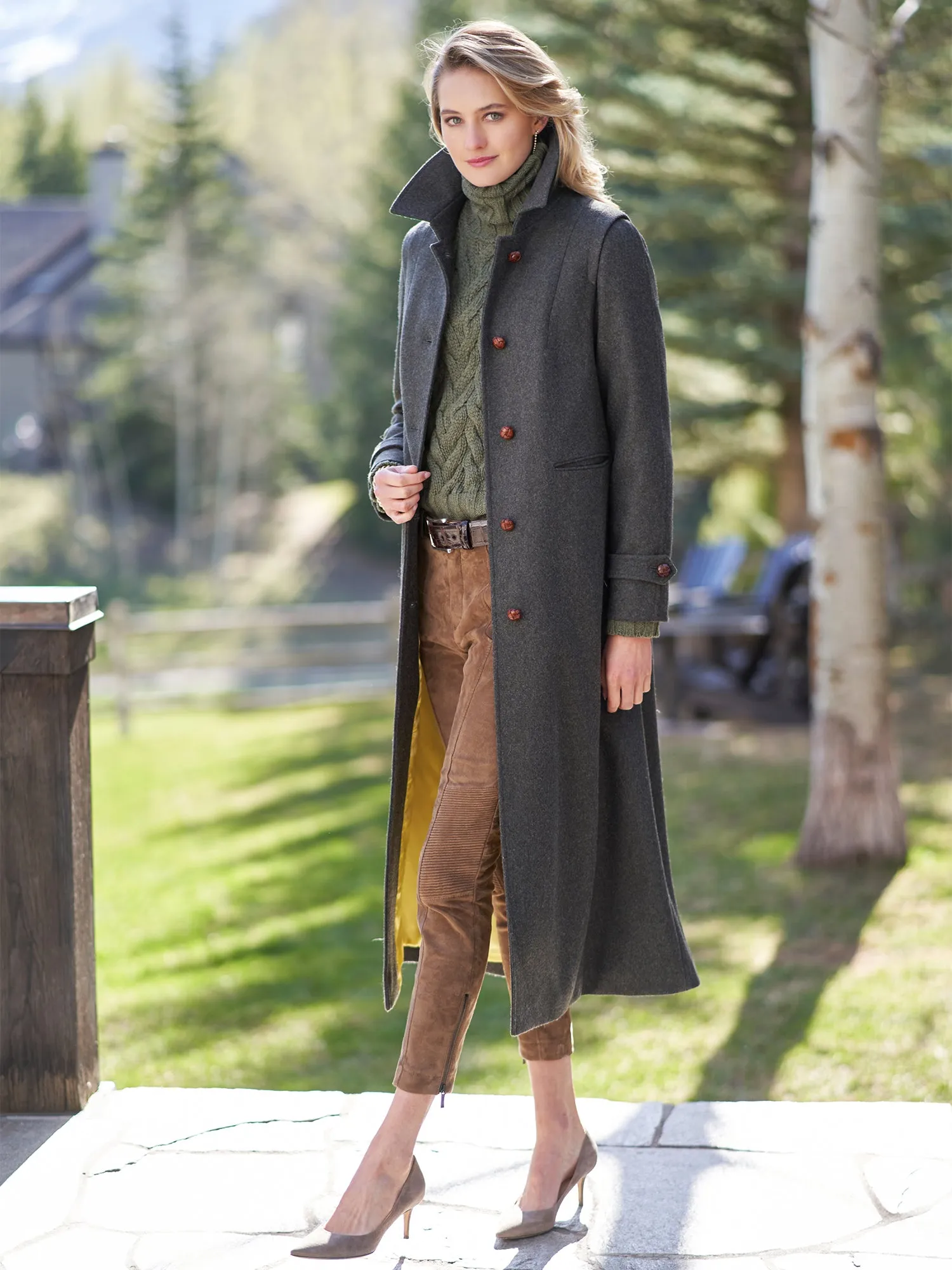 Huberta Loden Coat