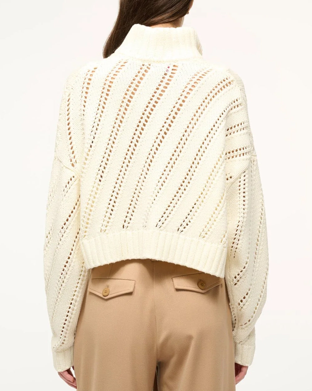 Ivory Cropped Hampton Sweater