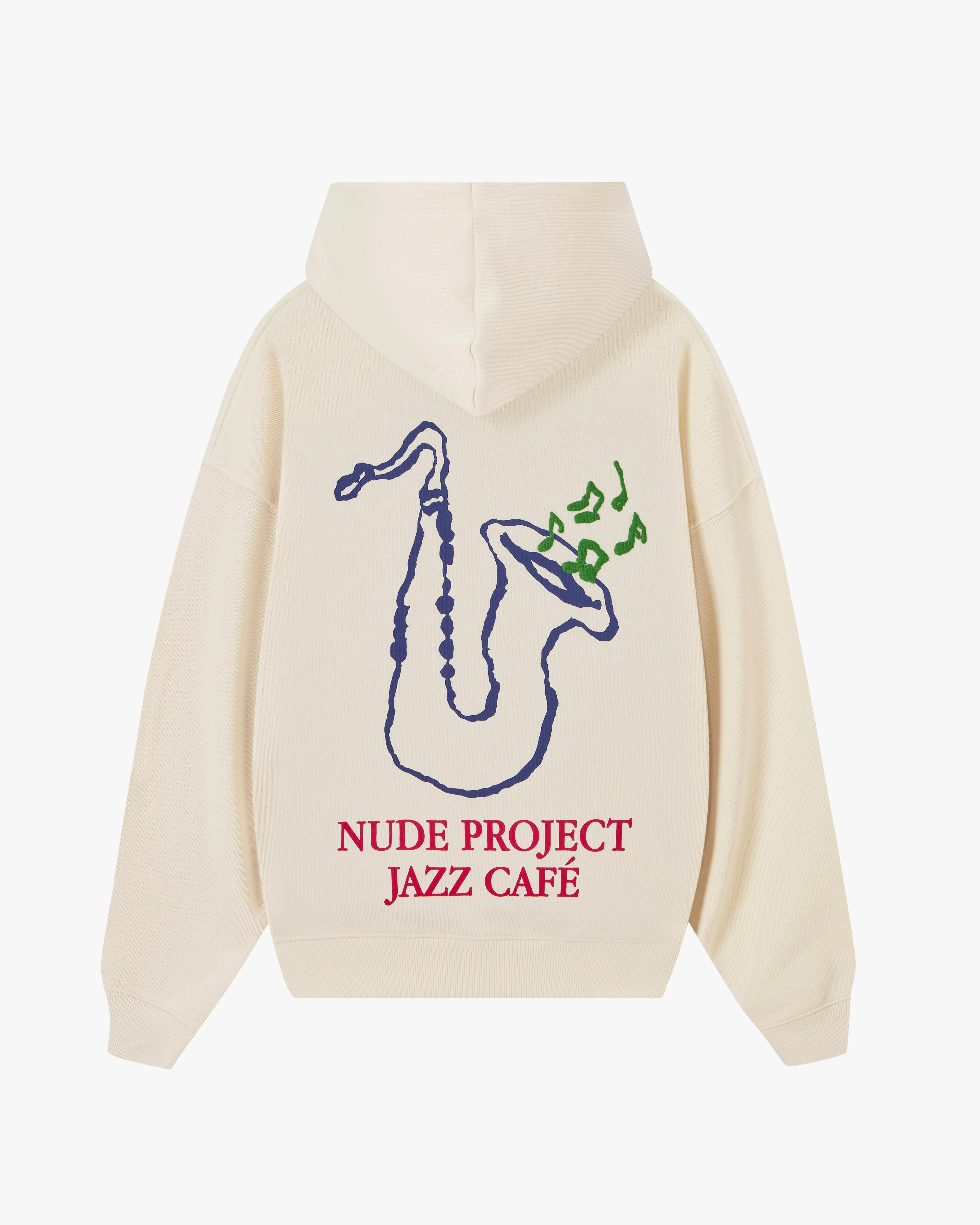 JAZZ CAF HOODIE MARSHMALLOW