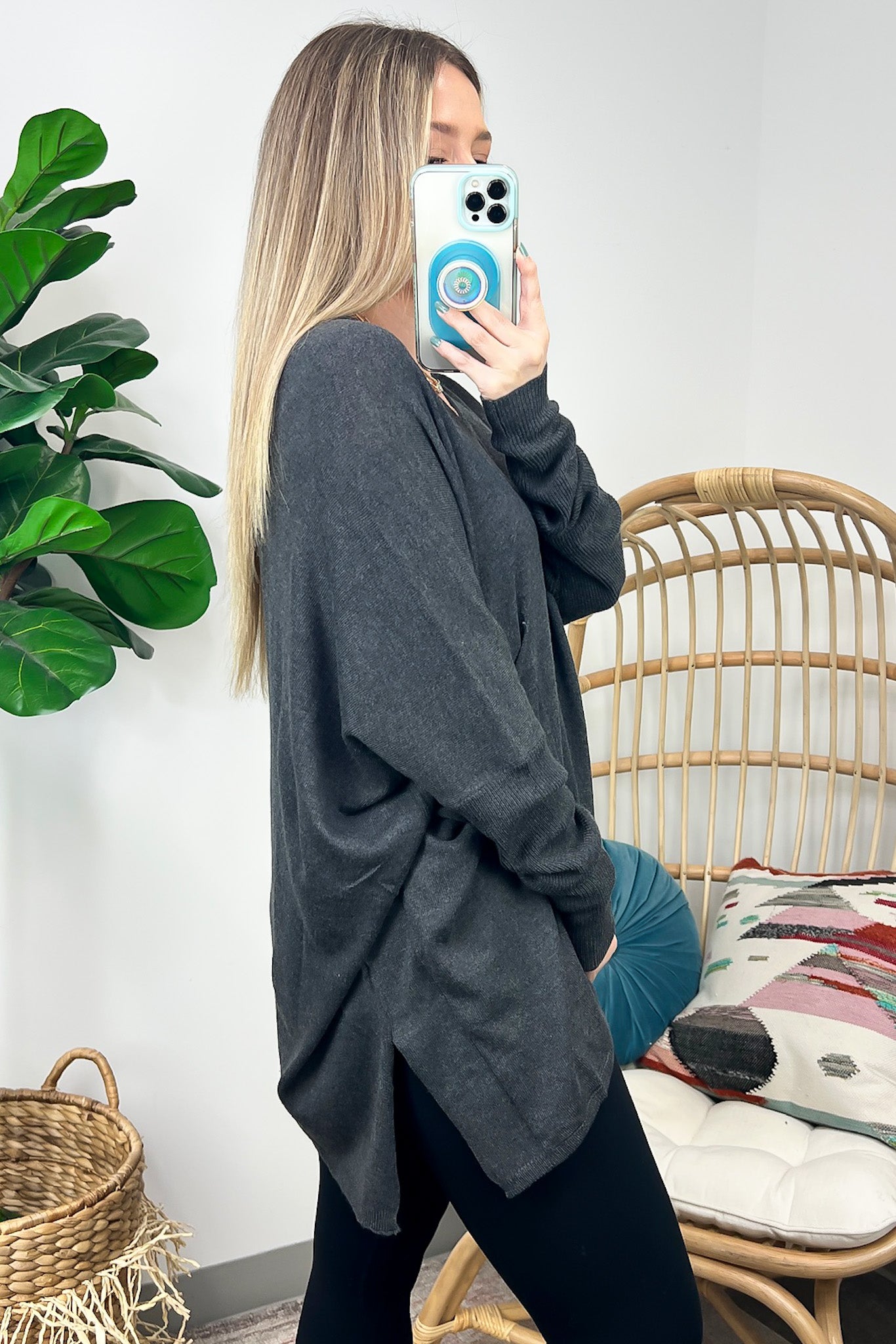 Karri Oversized V-Neck Sweater - FINAL SALE