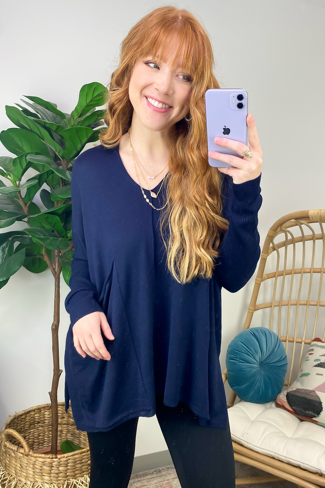 Karri Oversized V-Neck Sweater - FINAL SALE