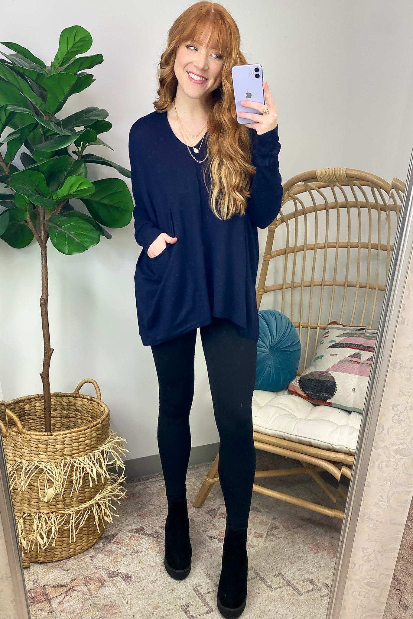 Karri Oversized V-Neck Sweater - FINAL SALE