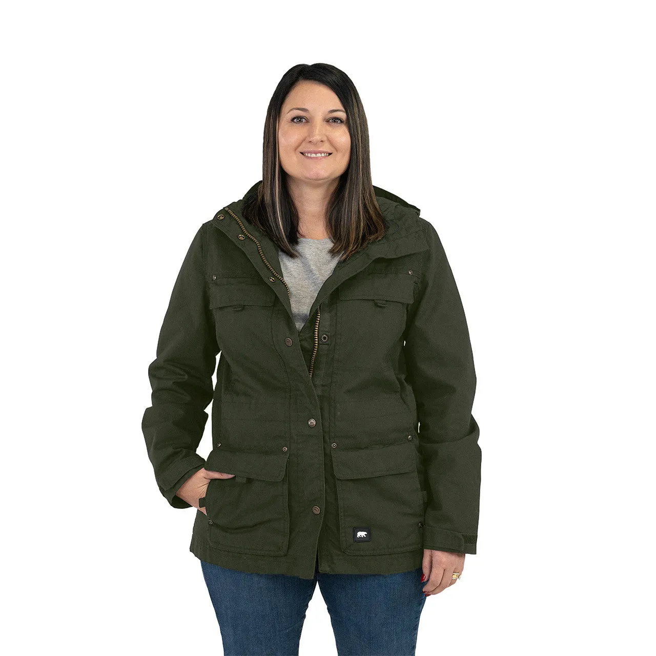 Key Women's Mission Parka Size Medium Weathered Moss