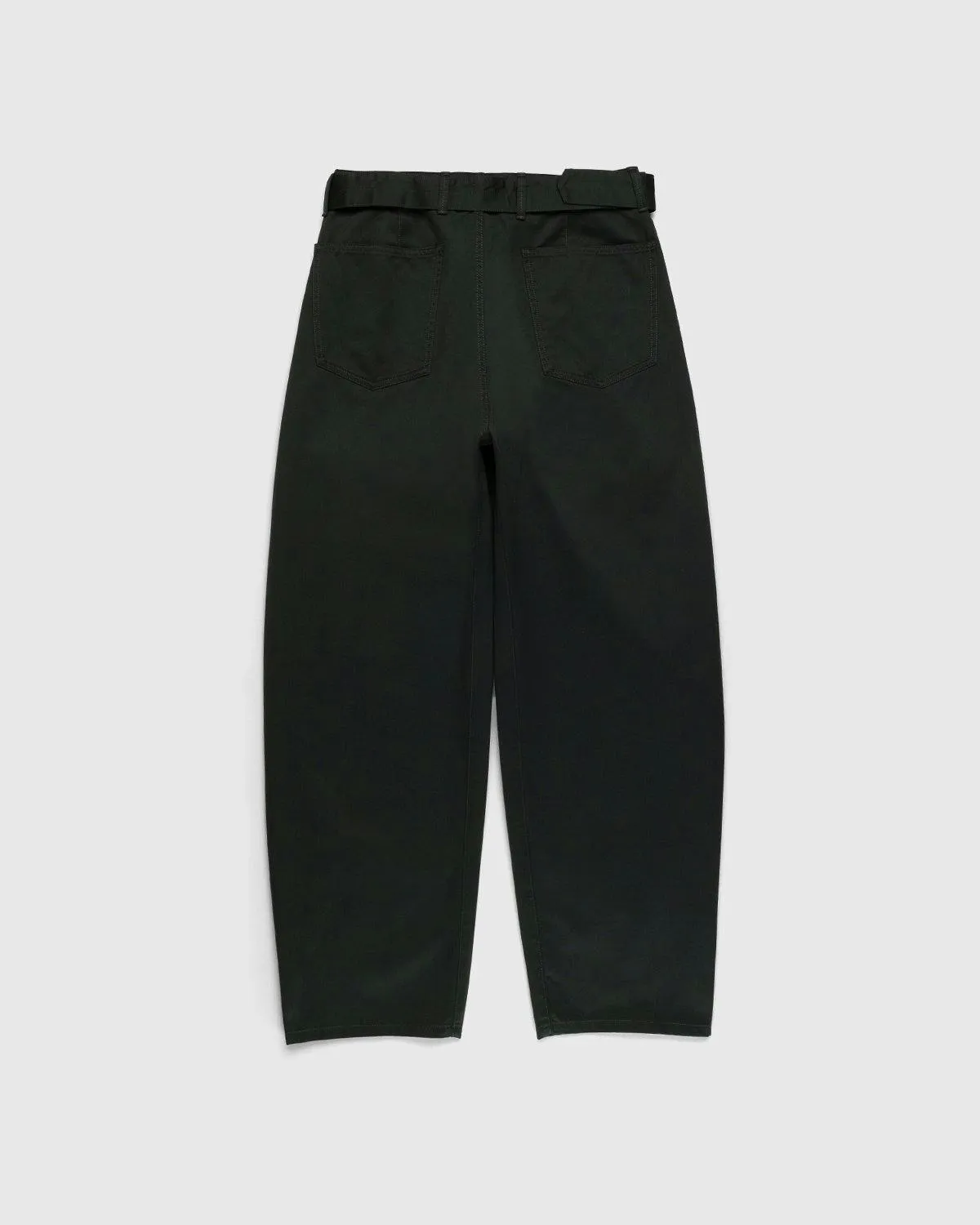 Lemaire – Twisted Belted Pants Dark Slate Green | Highsnobiety Shop