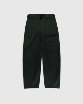 Lemaire – Twisted Belted Pants Dark Slate Green | Highsnobiety Shop