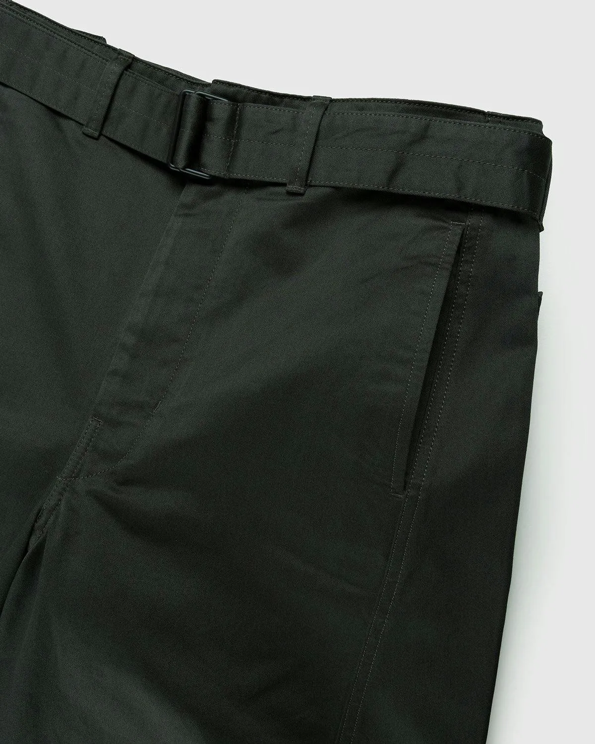 Lemaire – Twisted Belted Pants Dark Slate Green | Highsnobiety Shop