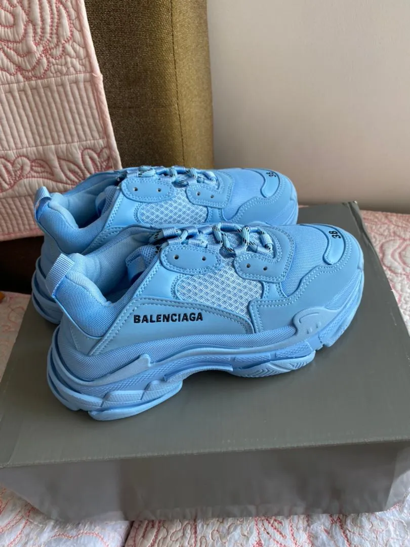 Light Blue BB Triple S Sneaker