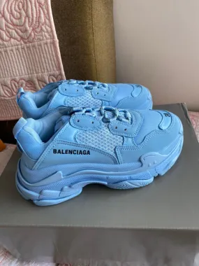 Light Blue BB Triple S Sneaker