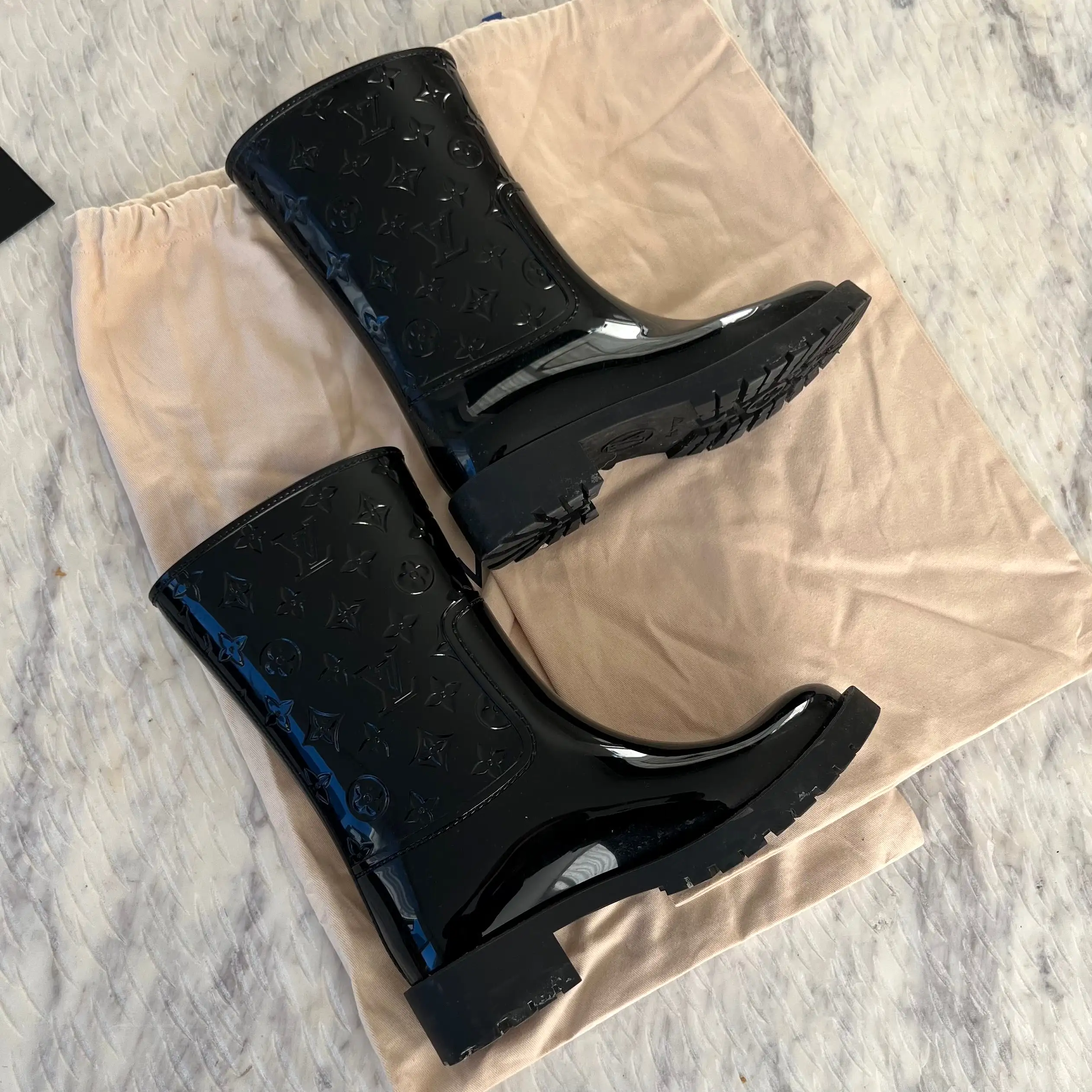 Louis Vuitton Monogram Rain Boots