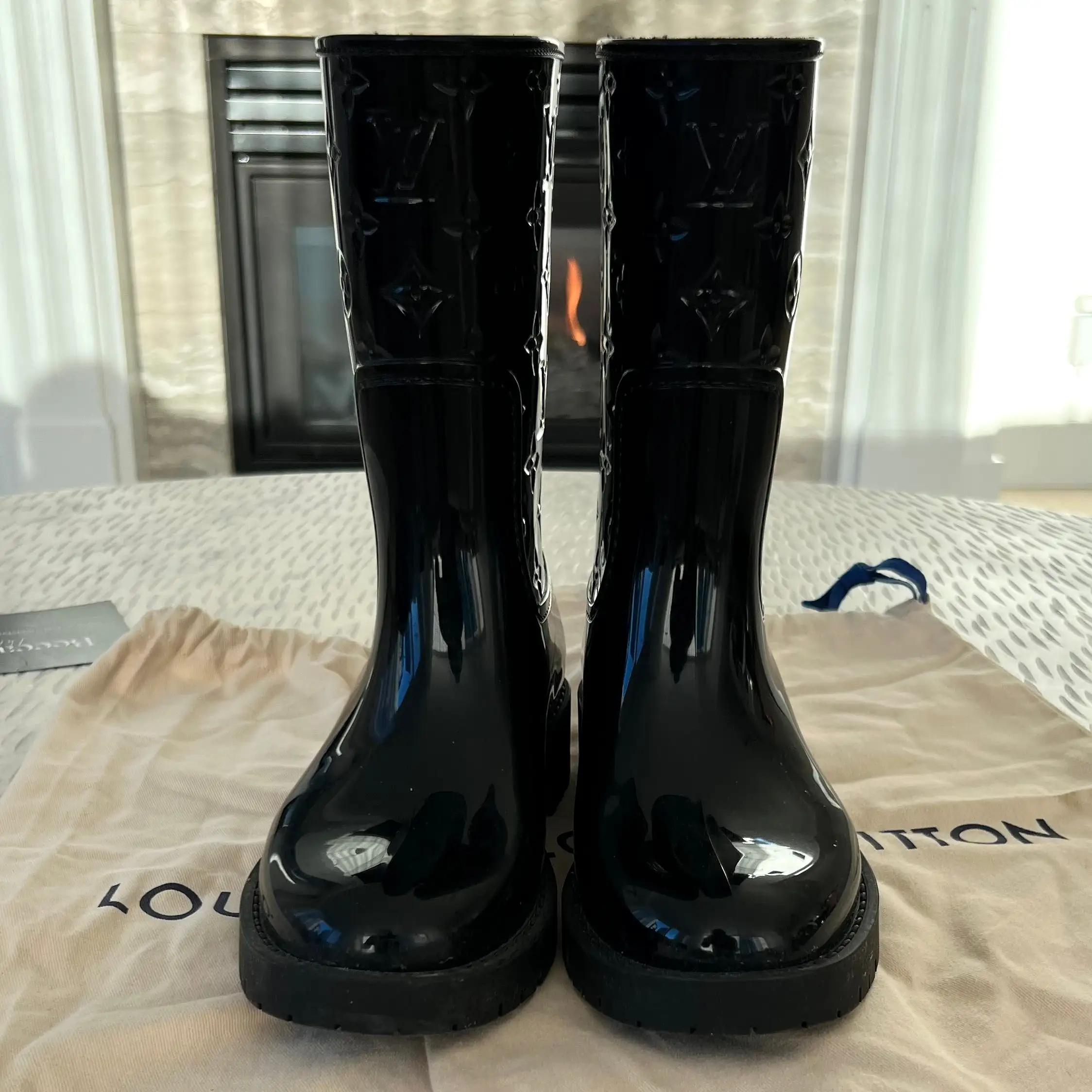 Louis Vuitton Monogram Rain Boots