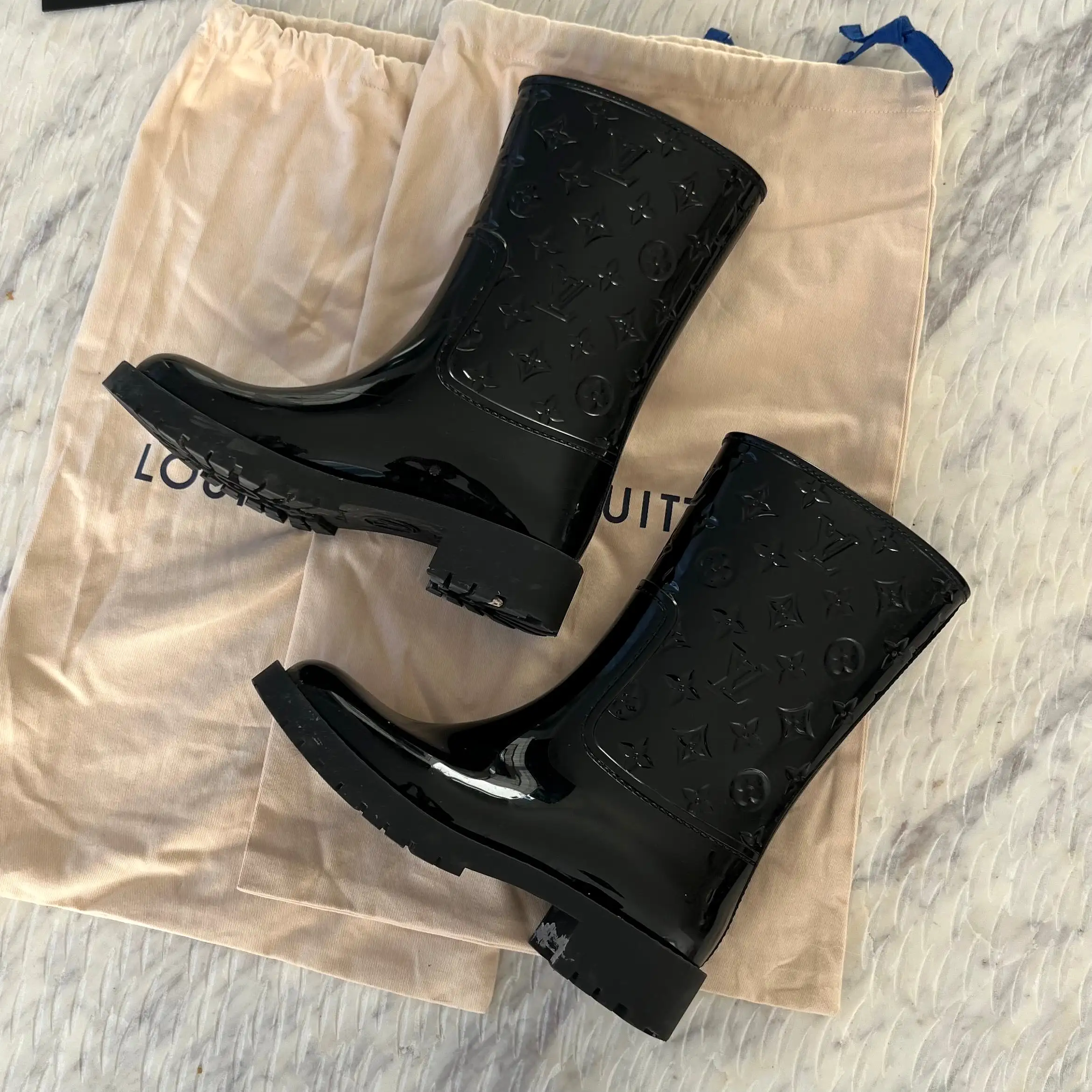 Louis Vuitton Monogram Rain Boots