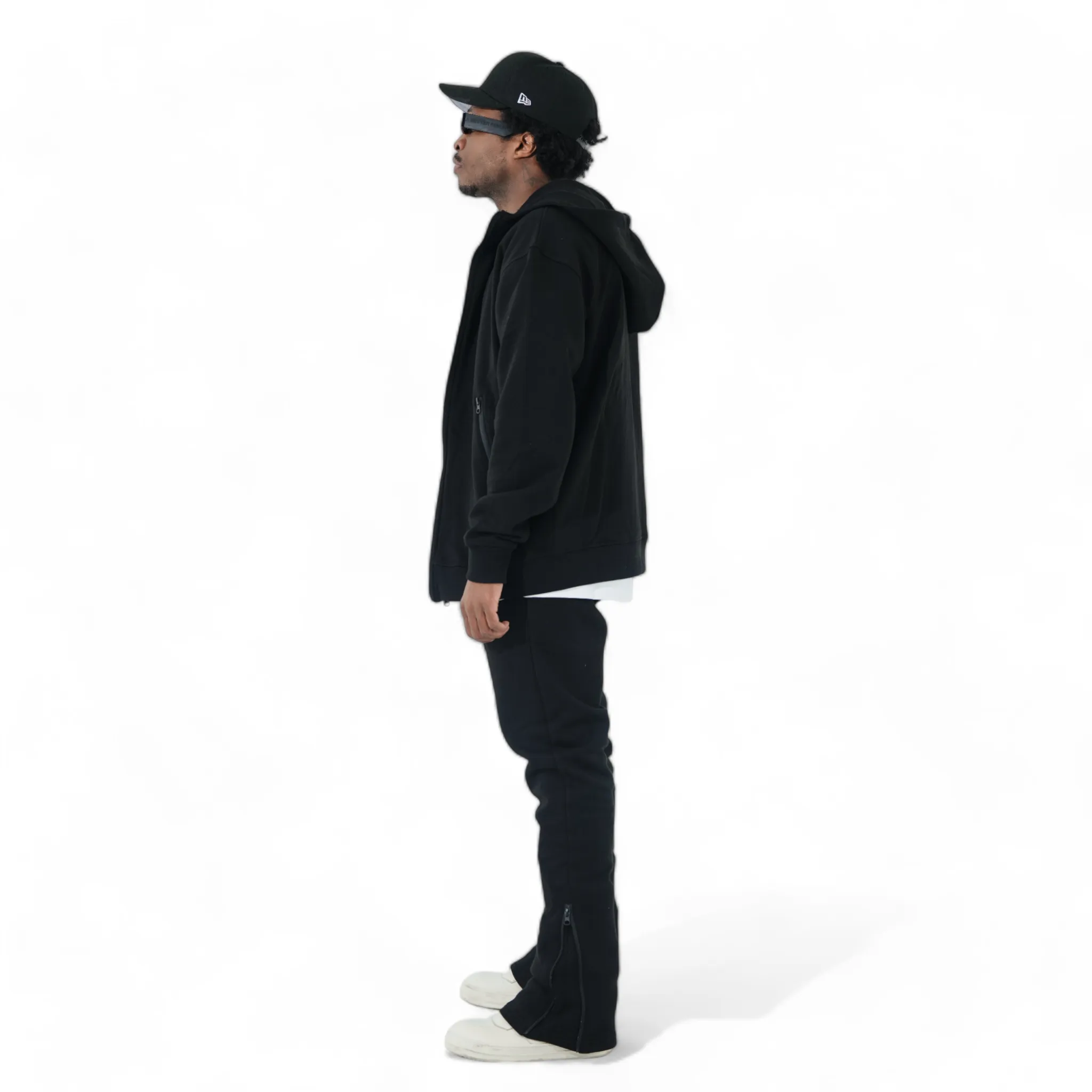 Lux Blanco Hoodie : Black