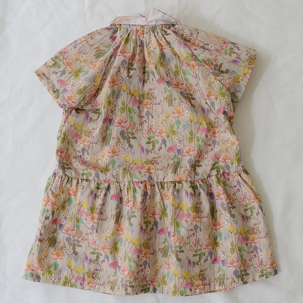 Makié Child Bridget Dress Beige Flowers