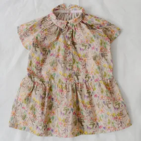 Makié Child Bridget Dress Beige Flowers