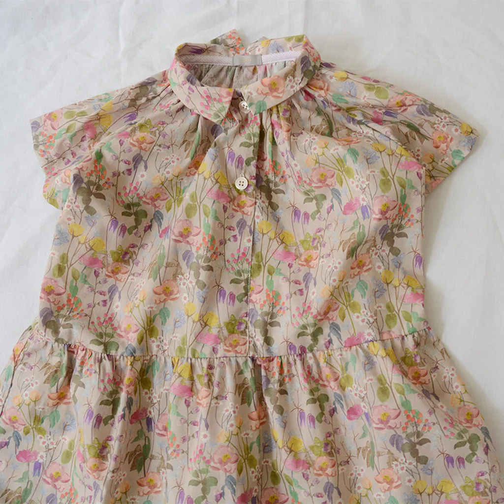 Makié Child Bridget Dress Beige Flowers