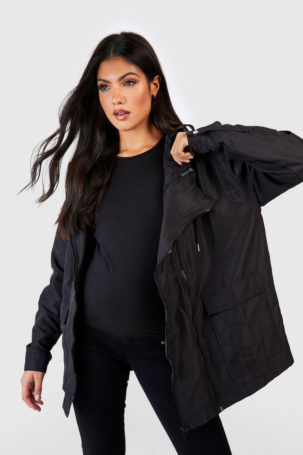 Maternity Pre & Postpartum 3 In 1 Waterproof Parka