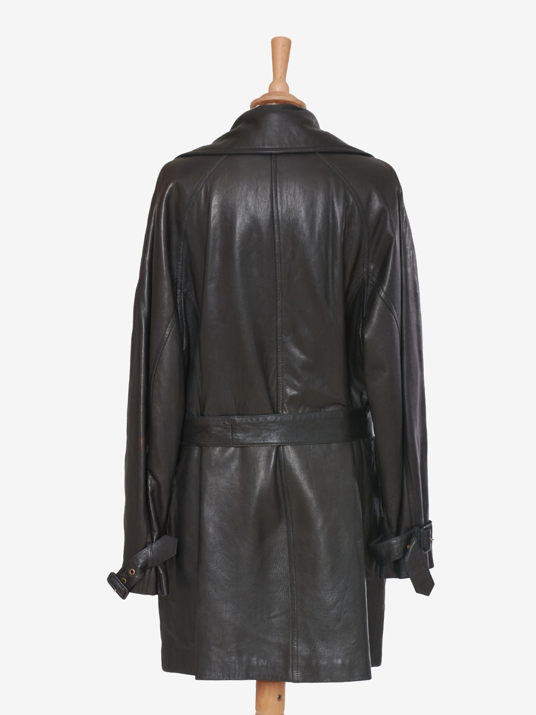 Max Mara Black Leather Jacket