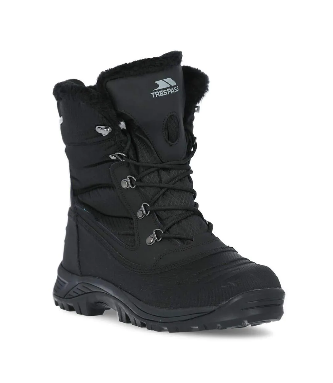 Mens negev ii leather snow boots black Trespass