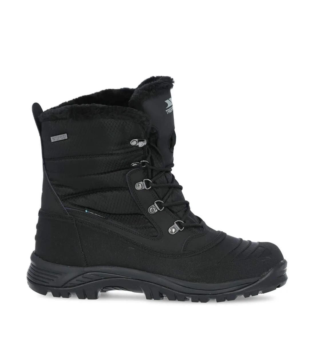 Mens negev ii leather snow boots black Trespass