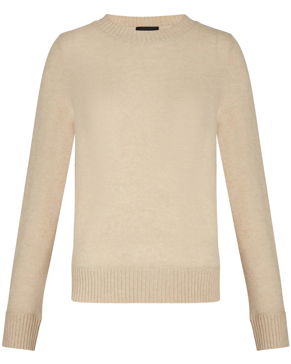 Mid Brown Cashmere Crewneck Bilbao Sweater