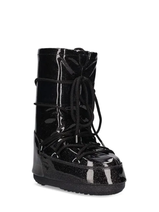 Moon Boot   Icon tall glitter nylon snow boots 