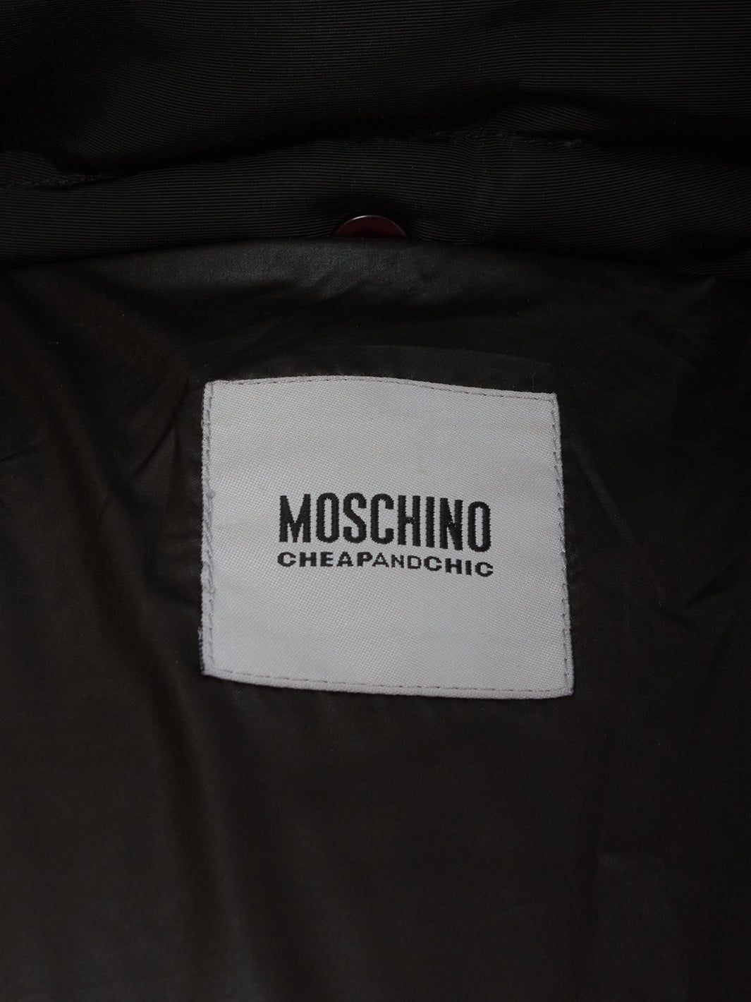 Moschino Cheap and Chic Down Jacket Black