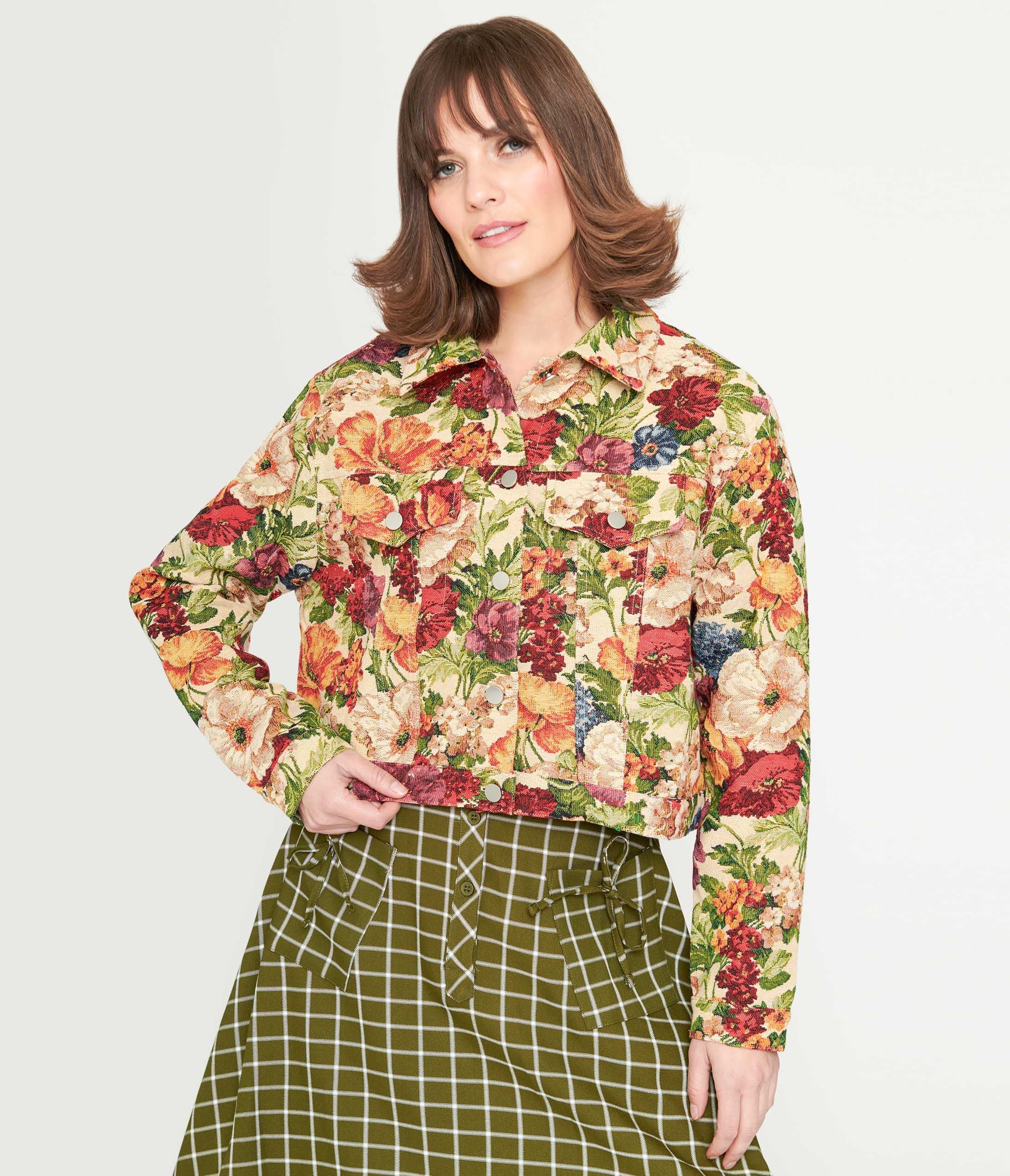 Multicolor Floral Jacket