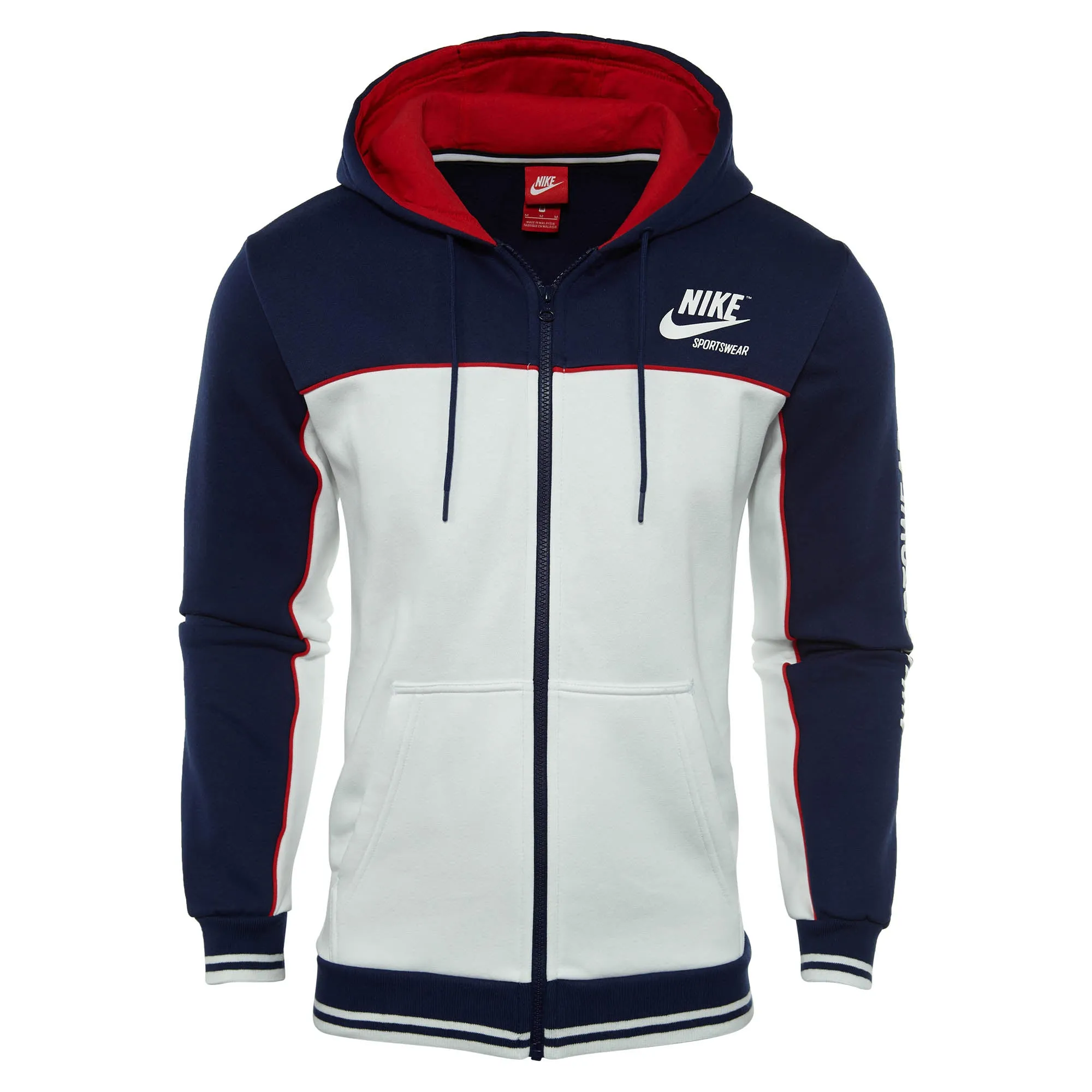 Nike Full Zip Fleece Hoodie Mens Style : 941853