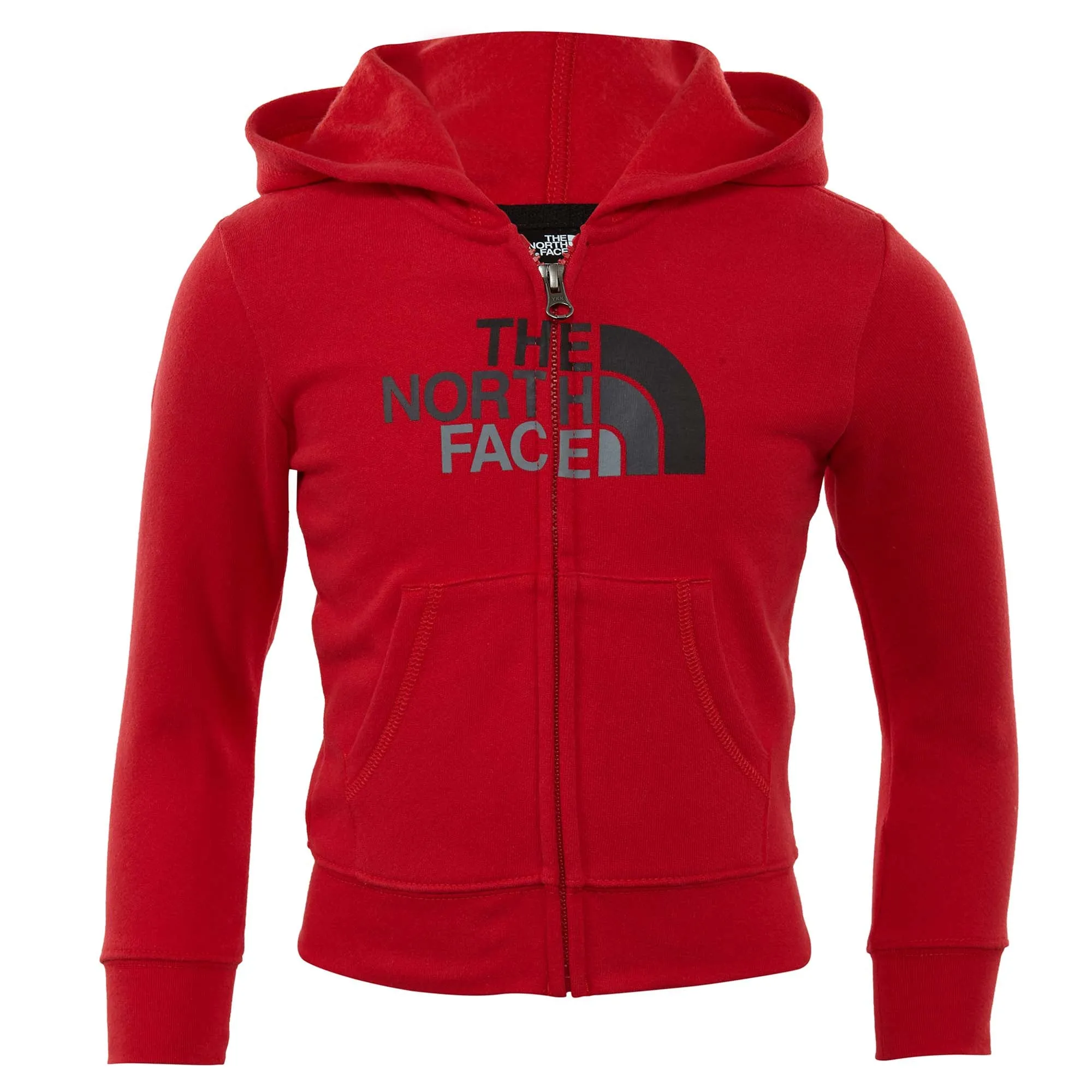 North Face Logowear Full Zip Hoodie Big Kids Style : A2u5l