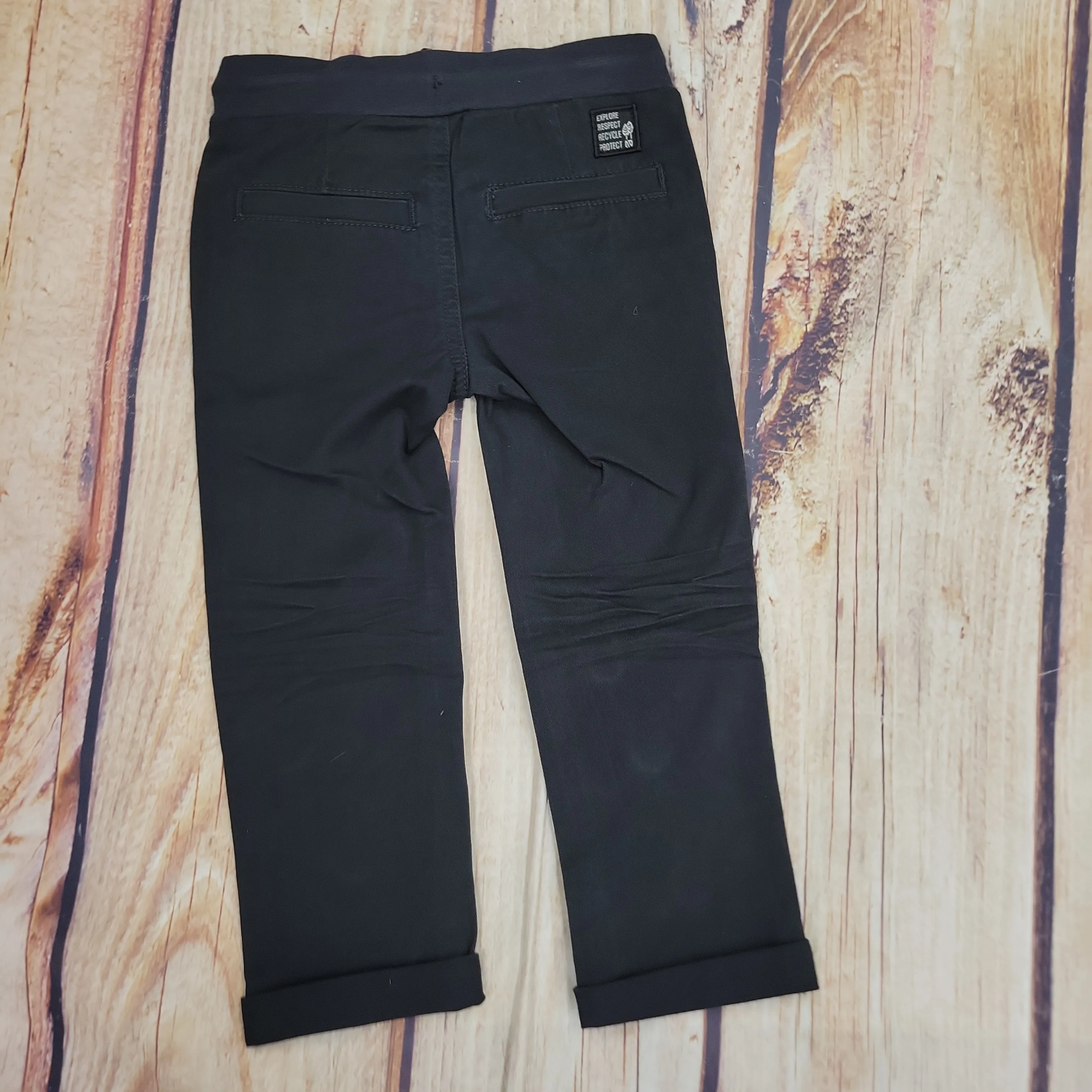 NORUK BOYS BLACK PULL ON PANTS