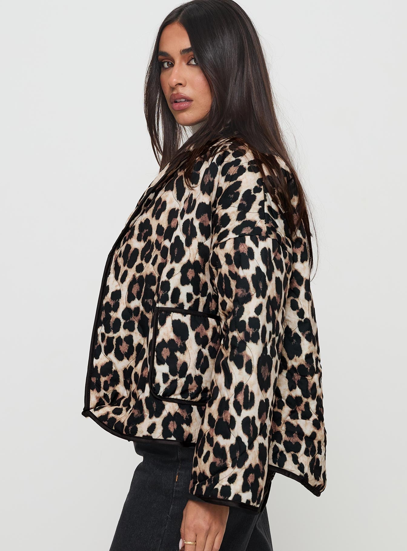 One I Want Jacket Leopard