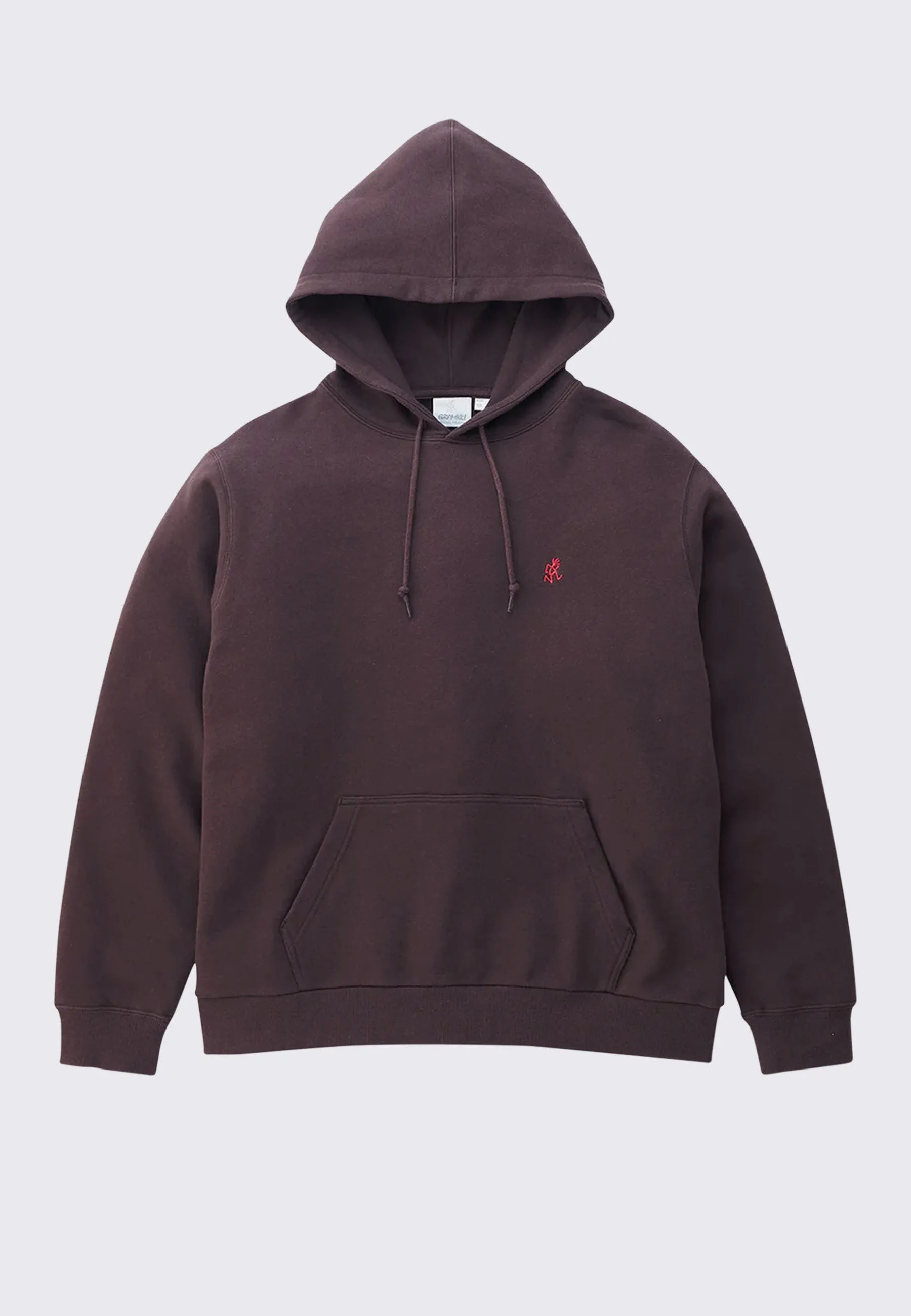 One Point Hoodie - Dark Brown