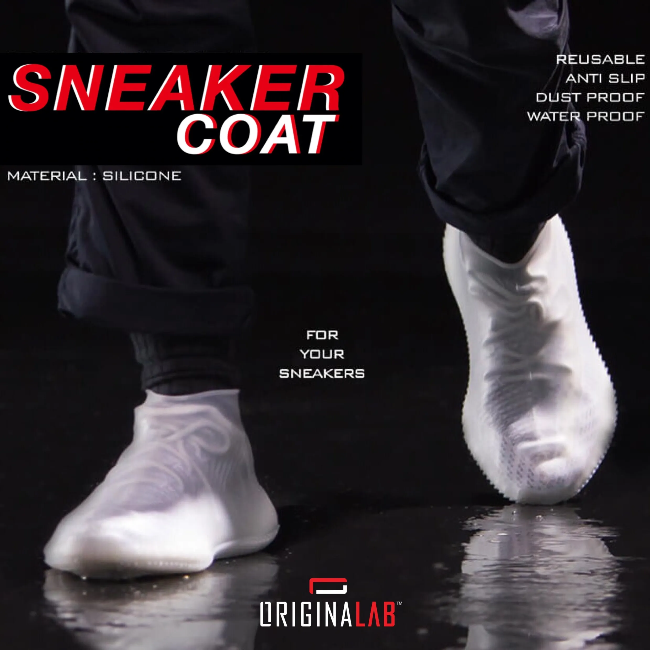 ORIGINALAB Sneaker Silicone Coat Frost White