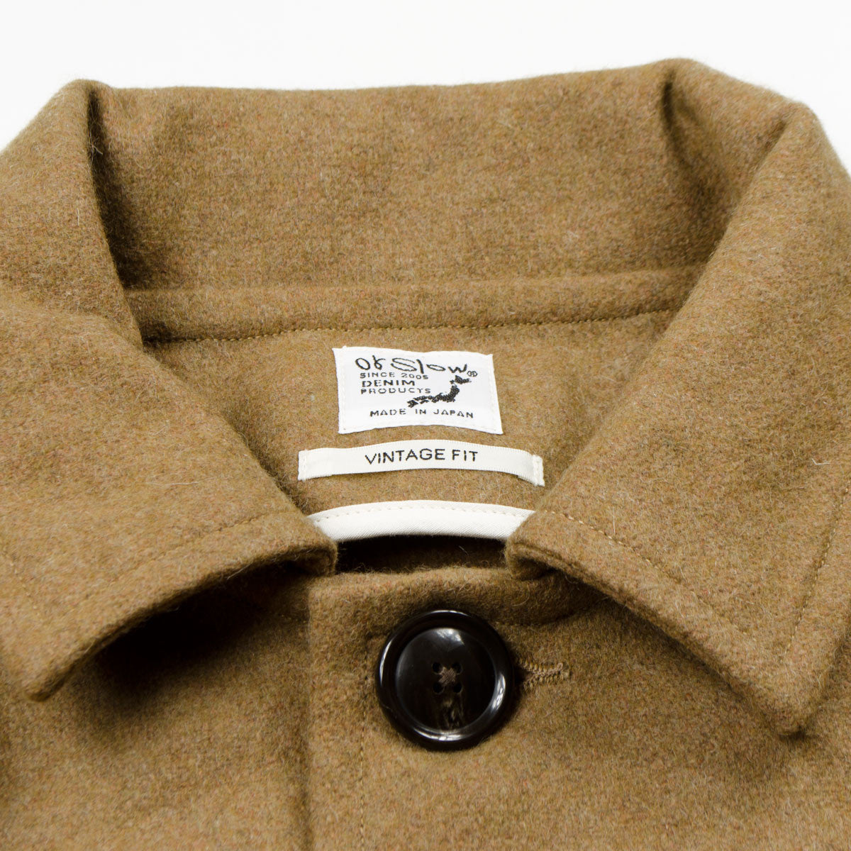 orSlow - Prisoner Melton Wool Coat - Beige