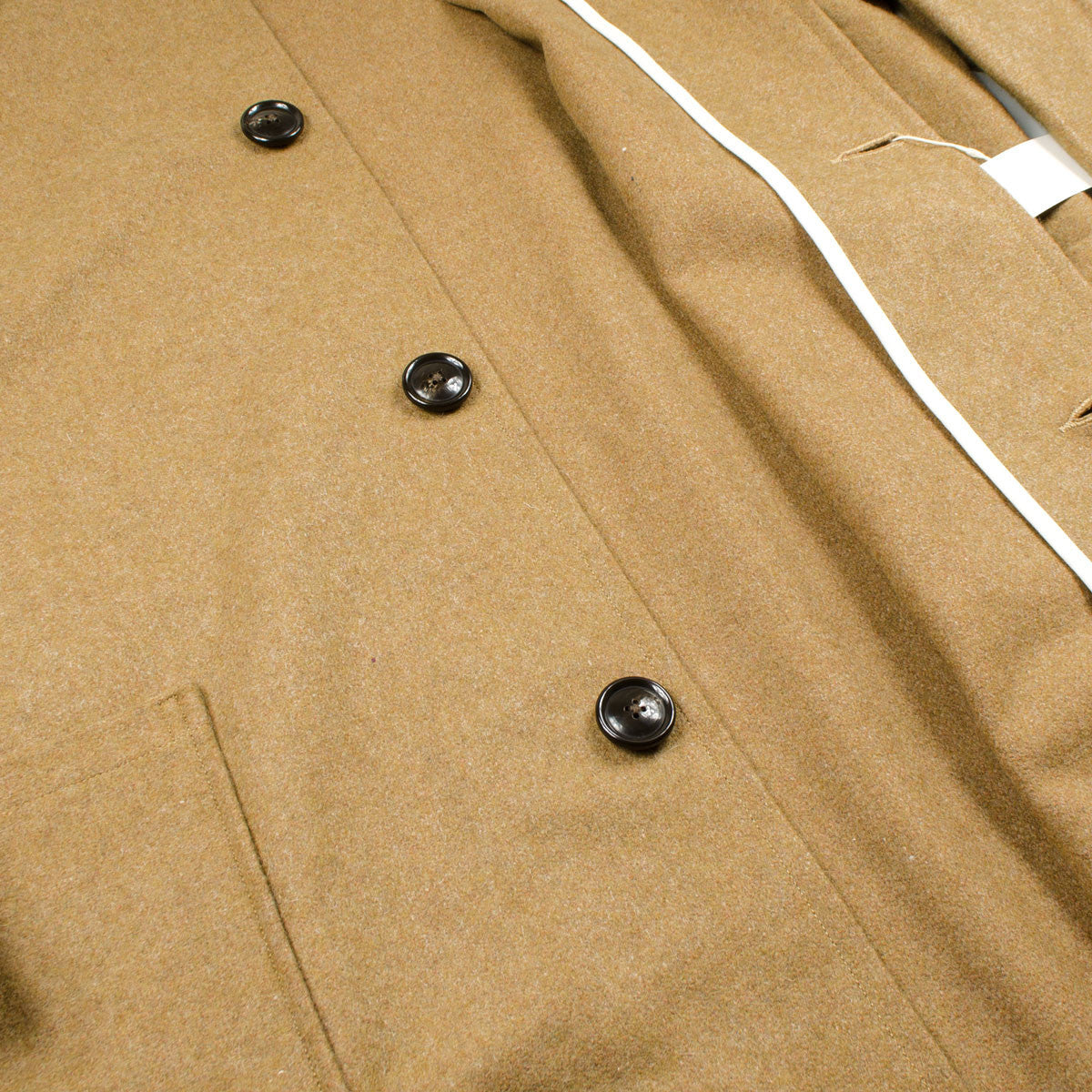 orSlow - Prisoner Melton Wool Coat - Beige