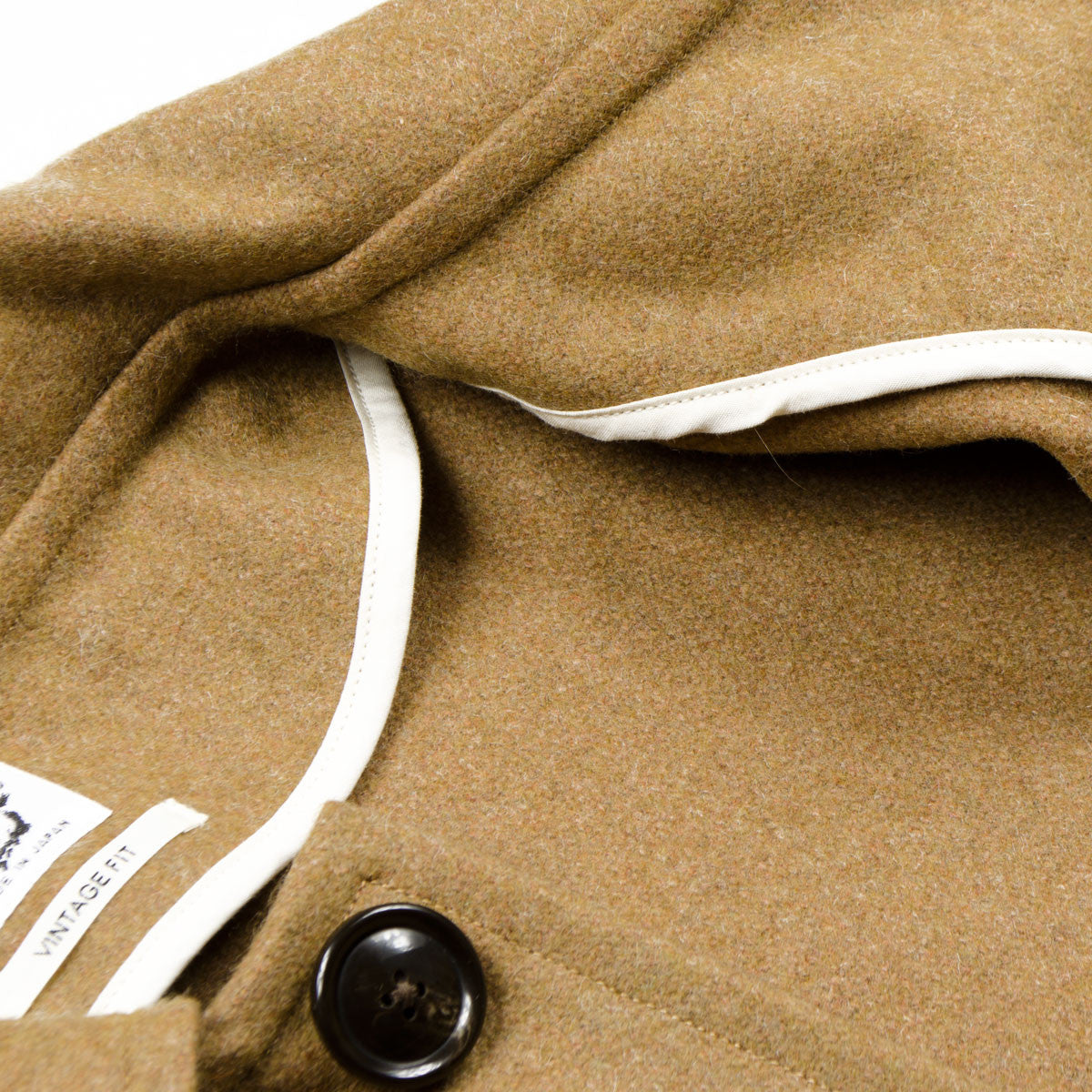 orSlow - Prisoner Melton Wool Coat - Beige