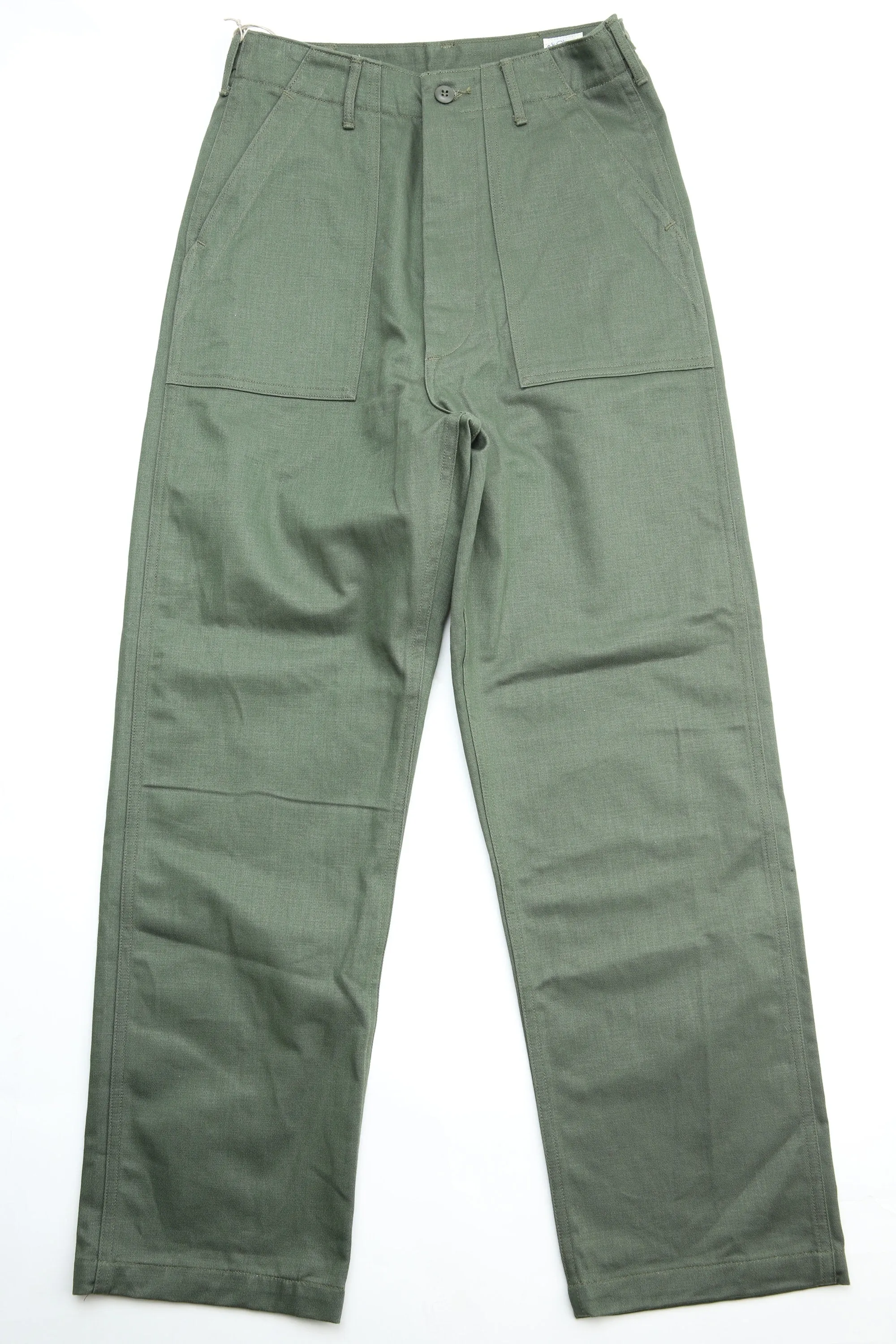 orSlow Women's High Waist Fatigue Pants - Green 16