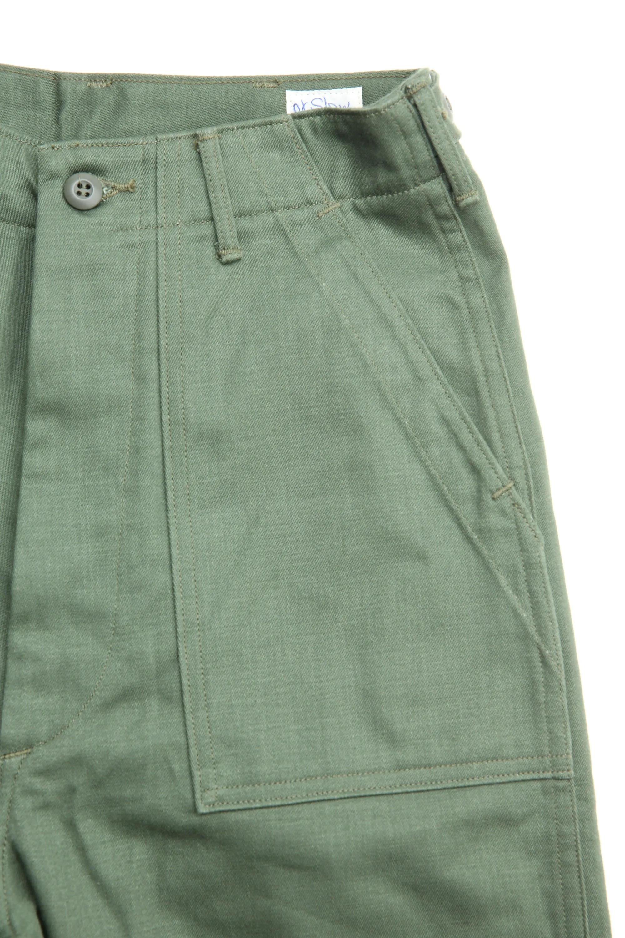 orSlow Women's High Waist Fatigue Pants - Green 16