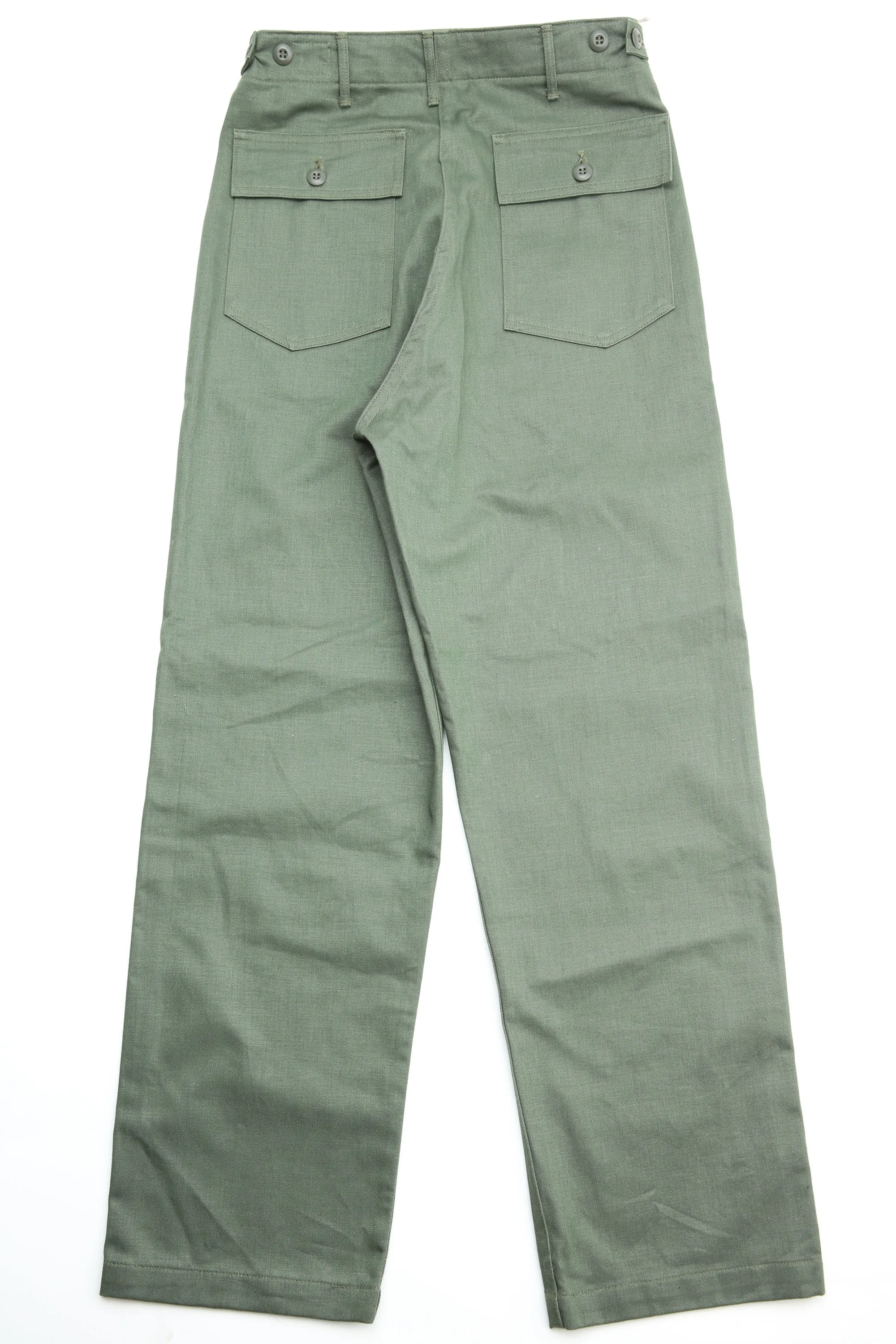 orSlow Women's High Waist Fatigue Pants - Green 16